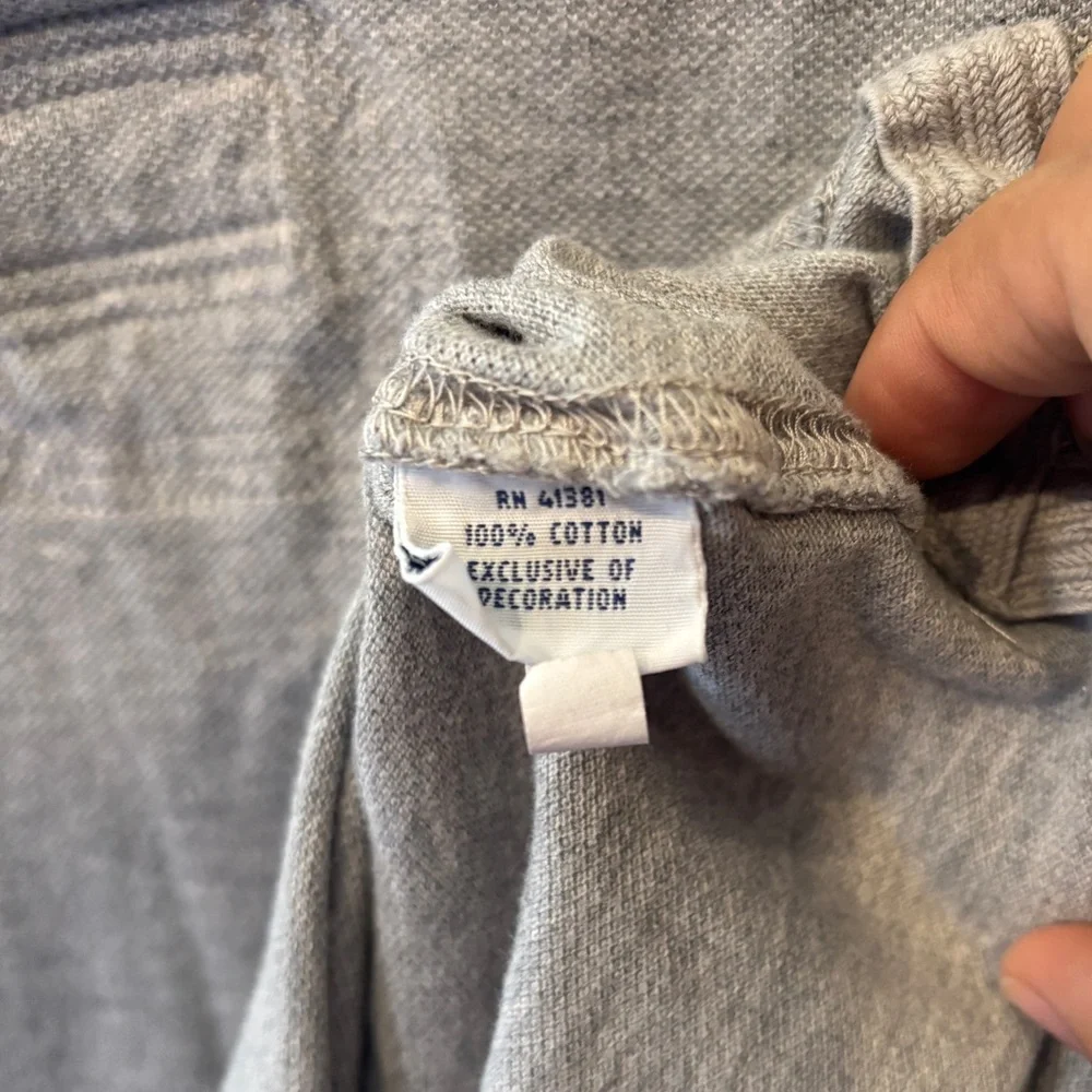 Polo Ralph Lauren 100% cotton Gray Polo Shirt - Men’s 3XLT